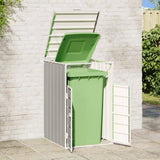 Wheelie Bin Storage for Single Bin Grey 72x81x115 cm Steel