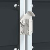 Wheelie Bin Storage for Double Bins Anthracite 144x81x113 cm Steel - Extra Image