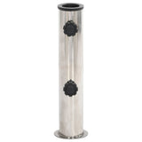 Parasol Base for ?8/48 mm Pole Silver Stainless Steel