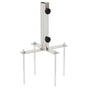 Parasol Base with Ground Spikes for ?2-38 mm Silver Steel