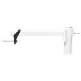 Umbrella Clamp for Balcony White 38 mm Steel - Side View