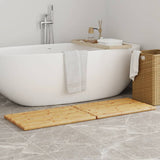 Bath Mats 2 pcs 70x50 cm Bamboo - Side View
