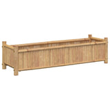 Planter 100x30x25 cm Bamboo - Front View