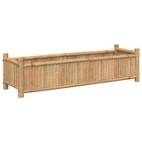 Planter 100x30x25 cm Bamboo - Rear View