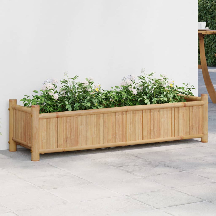 Planter 100x30x25 cm Bamboo