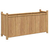 Planter 100x30x50 cm Bamboo - Rear View