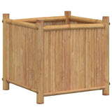 Planter 40x40x40 cm Bamboo - Front View
