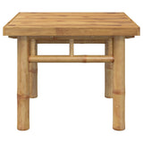 Coffee Table 45x45x35 cm Bamboo - Side View
