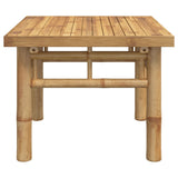 Coffee Table 45x45x35 cm Bamboo - Top-Down View