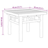Coffee Table 45x45x35 cm Bamboo