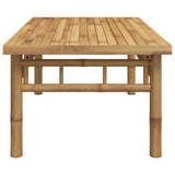 Coffee Table 90x50x35 cm Bamboo - Top-Down View