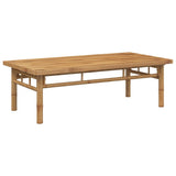 Coffee Table 110x55x35 cm Bamboo - Front View