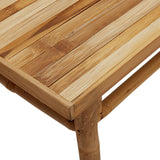 Coffee Table 110x55x35 cm Bamboo - Close-Up Angle