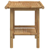 Coffee Table 45x45x45 cm Bamboo - Top-Down View