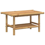 Coffee Table 70x40x35 cm Bamboo - Front View