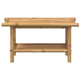 Coffee Table 70x40x35 cm Bamboo - Side View