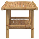 Coffee Table 70x40x35 cm Bamboo - Top-Down View