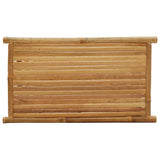 Coffee Table 70x40x35 cm Bamboo - Rear View