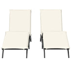 Sun Loungers with Cushions 2 pcs Black Poly Rattan