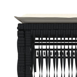 Sun Loungers with Cushions 2 pcs Black Poly Rattan - Extra Image
