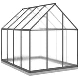 Greenhouse with Base Frame Anthracite 224x169x202 cm Aluminium - 45-Degree Angle