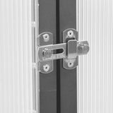 Greenhouse with Base Frame Anthracite 334x169x195 cm Aluminium - Close-Up Angle