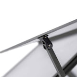 Greenhouse with Base Frame Anthracite 334x169x195 cm Aluminium - Low Angle