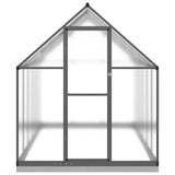 Greenhouse with Base Frame Anthracite 334x169x202 cm Aluminium