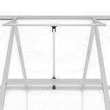 Greenhouse with Base Frame Silver 445x169x195 cm Aluminium - Extra Image