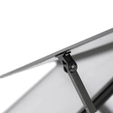 Greenhouse with Base Frame Anthracite 445x169x195 cm Aluminium - Low Angle