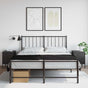 Bedside Cabinets 2 pcs Black 36x39x50.5 cm Steel