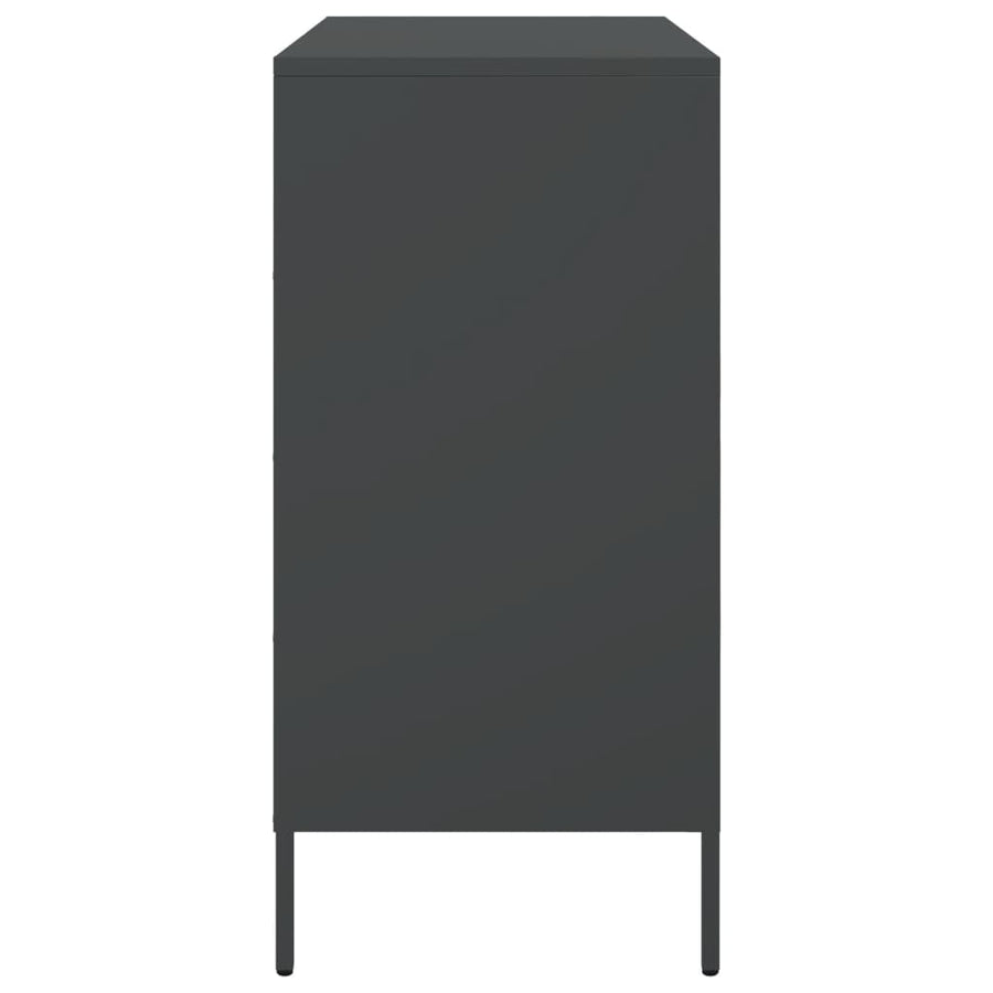 Sideboard Black 68x39x79 cm Steel