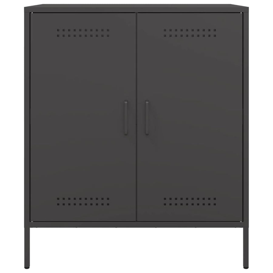 Sideboard Black 68x39x79 cm Steel