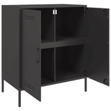 Sideboard Black 68x39x79 cm Steel - Extra Image