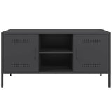 TV Cabinet Black 100.5x39x50.5 cm Steel