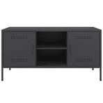 TV Cabinet Black 100.5x39x50.5 cm Steel