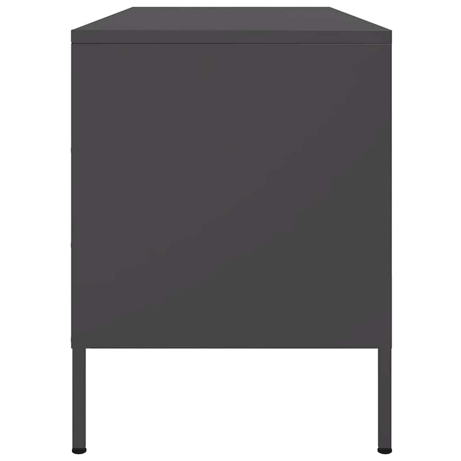 TV Cabinet Black 100.5x39x50.5 cm Steel