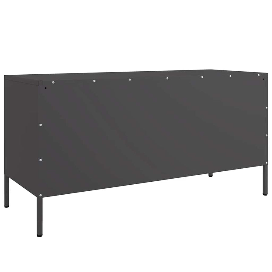 TV Cabinet Black 100.5x39x50.5 cm Steel