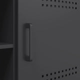 TV Cabinet Black 100.5x39x50.5 cm Steel
