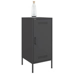 Sideboards 2 pcs Black 36x39x79 cm Steel