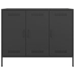 Sideboard Black 100.5x39x79 cm Steel