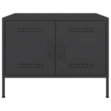 Coffee Table Black 68x50x50.5 cm Steel - 45-Degree Angle