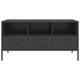 TV Cabinet Black 100.5x39x50.5 cm Steel