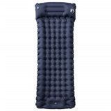Self Inflating Camping Mattress with Pillow 1-Person Grey