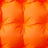 Self Inflating Camping Mattress with Pillow 1-Person Orange - Side View