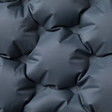 Self Inflating Camping Mattress with Pillows 2-Person Grey - Side View