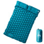 Self Inflating Camping Mattress with Pillows 2-Person Blue
