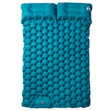 Self Inflating Camping Mattress with Pillows 2-Person Blue