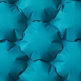 Self Inflating Camping Mattress with Pillows 2-Person Blue - Side View