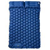 Self Inflating Camping Mattress with Pillows 2-Person Navy Blue